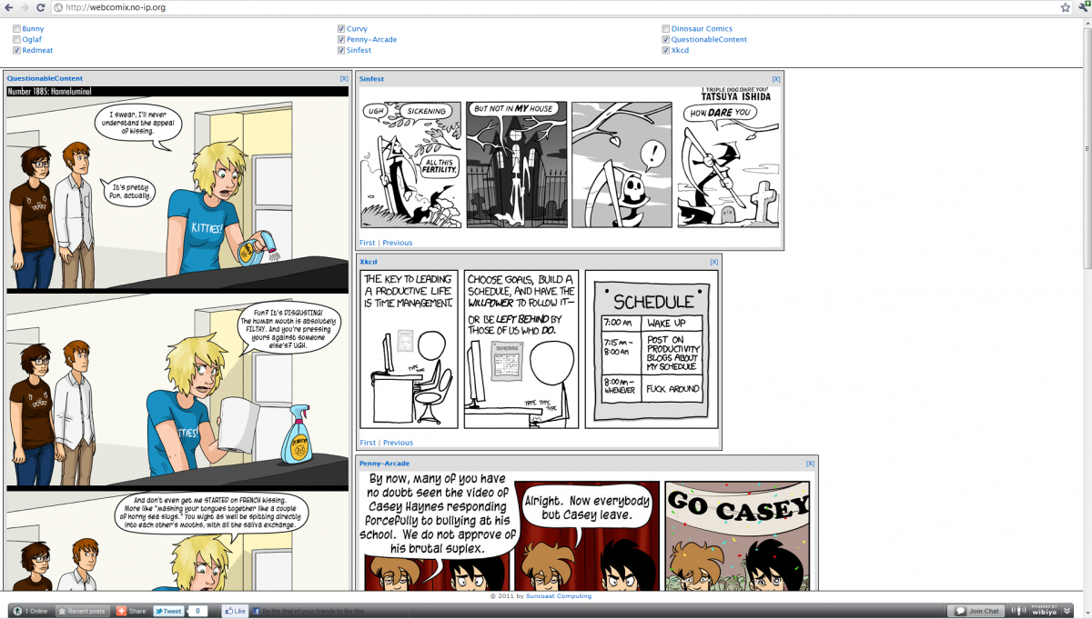 Webcomix screenshot